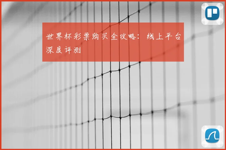 世界杯彩票购买全攻略：线上平台深度评测